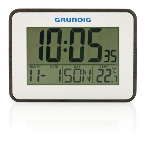 Estación meteorológica Grundig con alarma y calendario blanco | sin montaje de publicidad | no disponible | no disponible