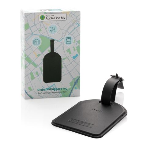 Etiqueta equipaje Globefind Dual RCS localización mundial negro | sin montaje de publicidad | no disponible | no disponible