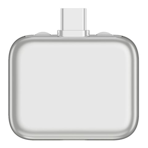 Adaptador USB-C ChargeGuard RCS con desconexión automática plata