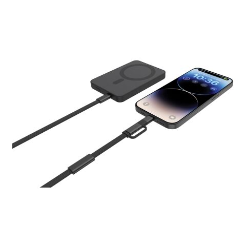 Cable de carga rápida 2 en 1 Arc RCS de 60W y 120 cm negro