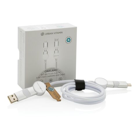 Cable Oakland RCS de carga rápida 45W 6 en 1 blanco | sin montaje de publicidad | no disponible | no disponible