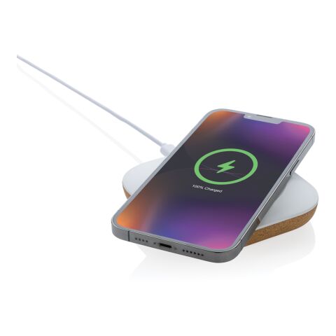 Cargador inalámbrico Oregon plástico RCS y corcho 10W marron | sin montaje de publicidad | no disponible | no disponible