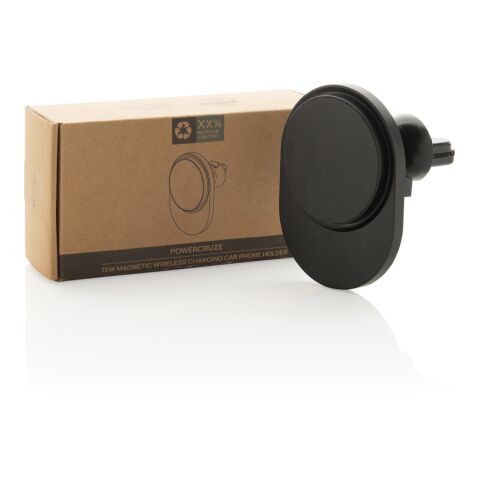 Soporte magnético coche PowerCruze plástico RCS 15W negro | sin montaje de publicidad | no disponible | no disponible