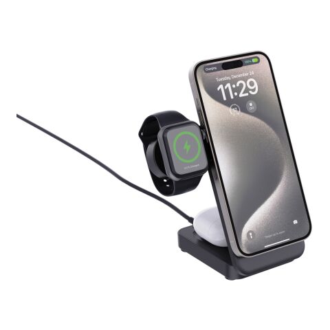 Cargador magnético 3 en 1 RCS Urban Vitamin Arcadia 15W negro | sin montaje de publicidad | no disponible | no disponible