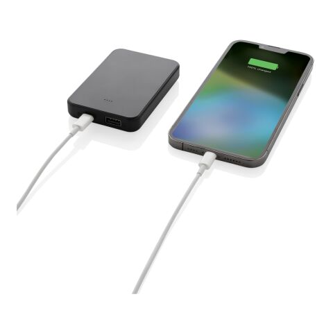 Powerbank Boostcore RCS plástico reciclado 5.000 mAh USB C negro | sin montaje de publicidad | no disponible | no disponible