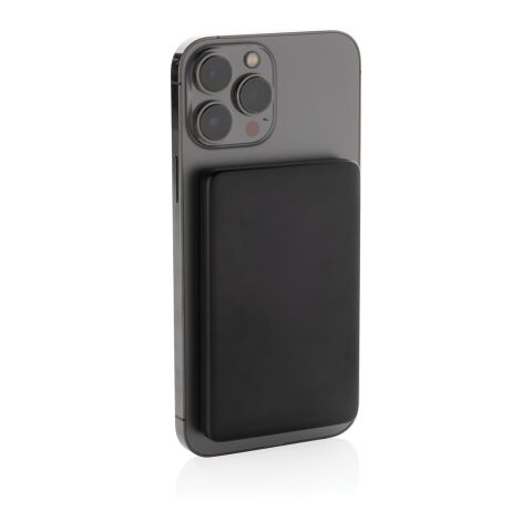Powerbank Orion magnético 5000 mAh aluminio reciclado RCS negro | sin montaje de publicidad | no disponible | no disponible
