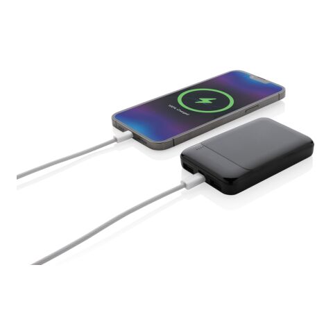 Powerbank RCS 5.000 mAh de plástico reciclado negro | sin montaje de publicidad | no disponible | no disponible