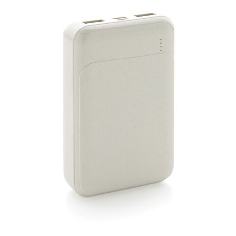 Powerbank de plástico reciclado RCS de 10.000 mAh blanco | sin montaje de publicidad | no disponible | no disponible