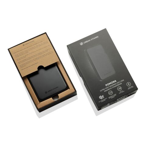 Powerbank magnética Urban Vitamin Pomona 5000 mAh Qi2.2 25W negro | sin montaje de publicidad | no disponible | no disponible
