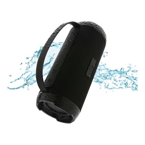Altavoz impermeable 6W Soundboom de plástico reciclado RCS negro | sin montaje de publicidad | no disponible | no disponible
