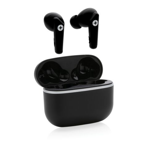 Auriculares RCS de plástico reciclado Swiss Peak TWS 2.0 negro | sin montaje de publicidad | no disponible | no disponible