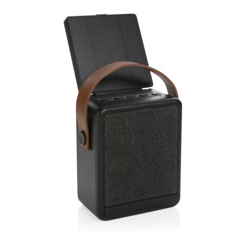 Altavoz solar 12W plástico reciclado RCS Skywave negro | sin montaje de publicidad | no disponible | no disponible