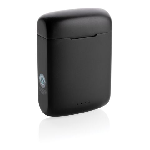 Auriculares solares de plástico reciclado RCS Skywave negro | sin montaje de publicidad | no disponible | no disponible