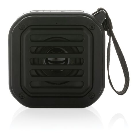 Altavoz solar inalámbrico 3W sunwave plástico reciclado RCS negro | sin montaje de publicidad | no disponible | no disponible