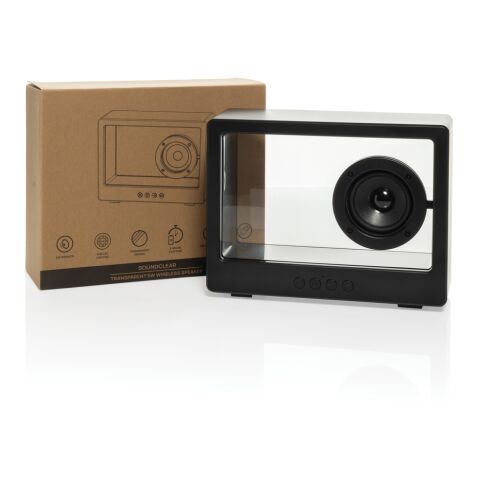 Altavoz inalámbrico Soundclear Transparent 5W negro