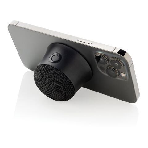 Altavoz Magtune RCS magnético de plástico reciclado de 5W negro | sin montaje de publicidad | no disponible | no disponible