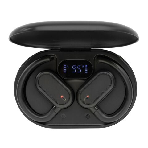 Auriculares TWS de plástico reciclado Fitsound RCS negro | sin montaje de publicidad | no disponible | no disponible