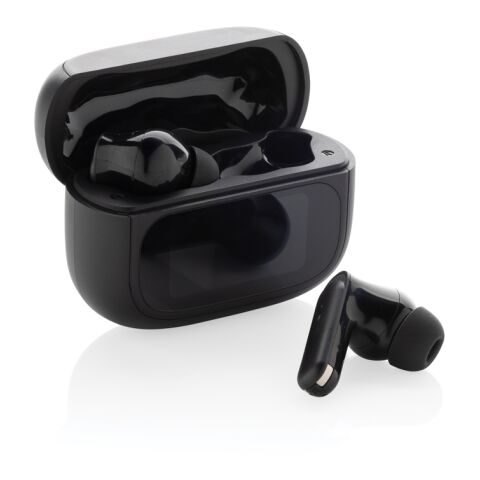 Auriculares Airtune de plástico reciclado RCS negro | sin montaje de publicidad | no disponible | no disponible