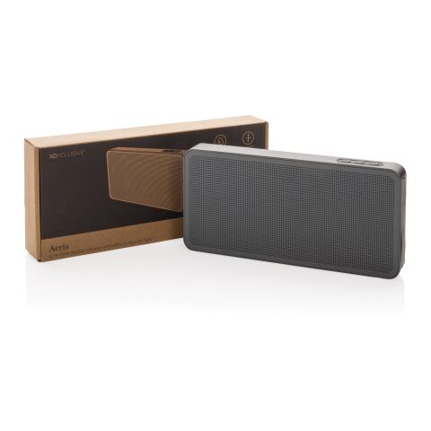Altavoz 10W Aeris RCS ultrafino IPX5 y batería extraíble gris
