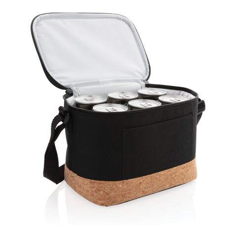 Bolsa y nevera bicolor con detalle de corcho negro | sin montaje de publicidad | no disponible | no disponible | no disponible