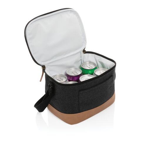 Nevera para 6 latas Impact AWARE™ 16 oz. rcanvas negro | sin montaje de publicidad | no disponible | no disponible