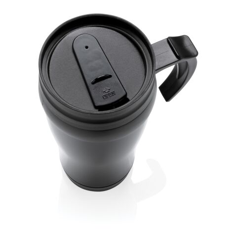 Taza acero inoxidable negro | sin montaje de publicidad | no disponible | no disponible | no disponible