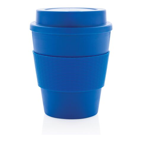 Taza de café reutilizable con tapa de rosca 350ml azul | sin montaje de publicidad | no disponible | no disponible