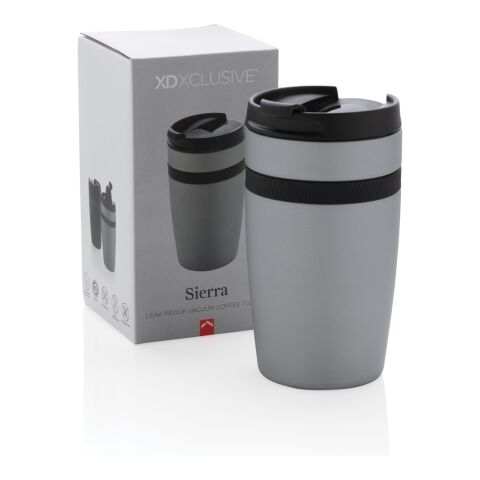 Termo anti goteo para café Sierra plata-negro | sin montaje de publicidad | no disponible | no disponible | no disponible