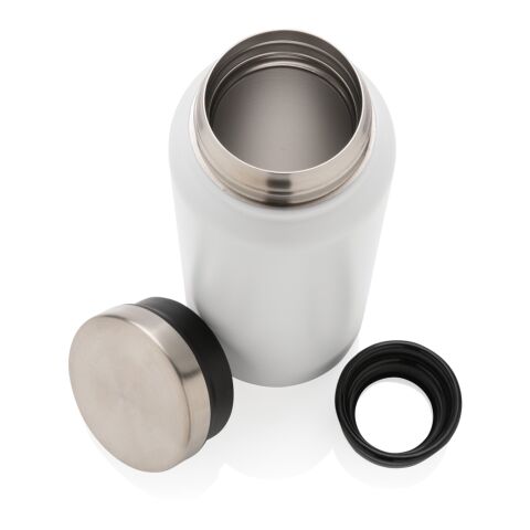 Botella al vacío de acero inoxidable reciclado RCS 600ML blanco | sin montaje de publicidad | no disponible | no disponible