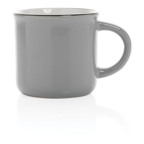 Taza de cerámica vintage gris | sin montaje de publicidad | no disponible | no disponible