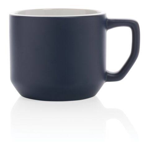 Taza de cerámica moderna azul | sin montaje de publicidad | no disponible | no disponible