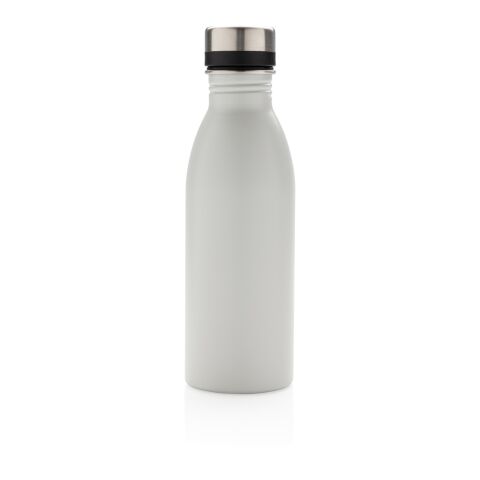 Botella de agua de lujo de acero inoxidable reciclado RCS blanco | sin montaje de publicidad | no disponible | no disponible