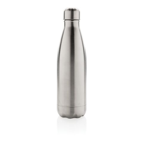 Botella de acero inoxidable aislada al vacío plata | sin montaje de publicidad | no disponible | no disponible