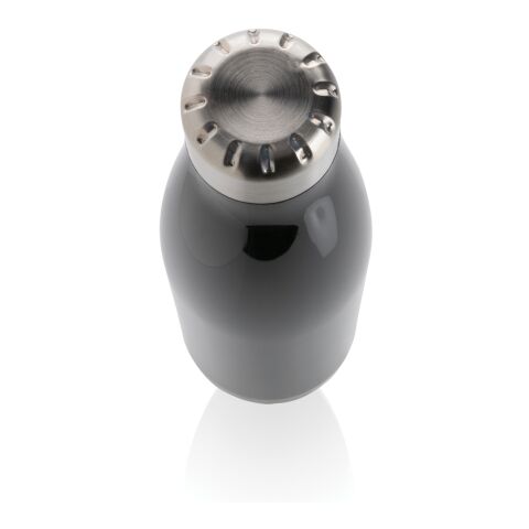 Botella de agua estanca con tapa de acero inoxidable. negro | sin montaje de publicidad | no disponible | no disponible