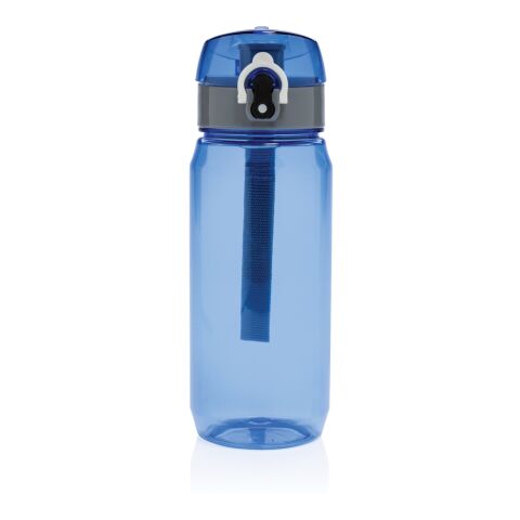 Botella de agua Yide antigoteo de PET reciclado RCS 600ML azul | sin montaje de publicidad | no disponible | no disponible
