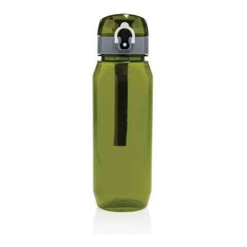 Botella de agua Yide antigoteo PET reciclado RCS 800 ml verde | sin montaje de publicidad | no disponible | no disponible