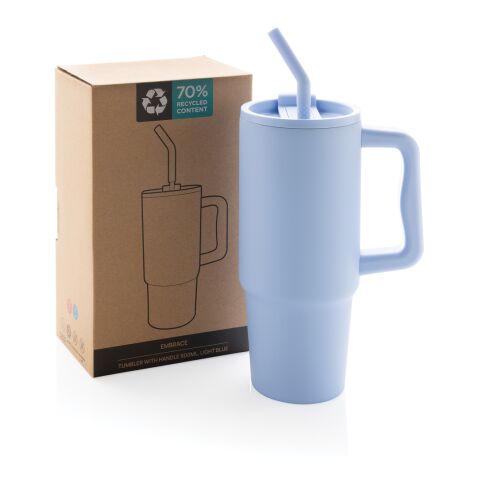 Vaso Embrace deluxe RCS acero inoxidable reciclado de 900ml. azul claro | sin montaje de publicidad | no disponible | no disponible