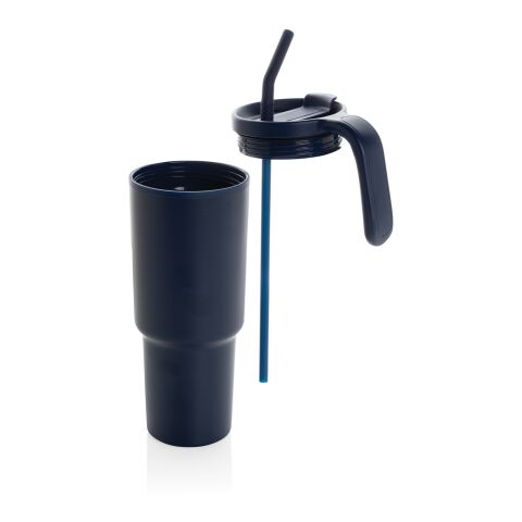 Vaso de acero reciclado certificado Graphic 360 RCS 900ml azul marino | sin montaje de publicidad | no disponible | no disponible