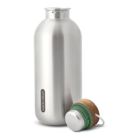 Botella de agua de acero Black+Blum 600ml verde oliva | sin montaje de publicidad | no disponible | no disponible