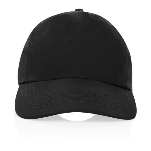 Gorra de béisbol KENTO URBAN RCS 5 paneles nailon reciclado negro | sin montaje de publicidad | no disponible | no disponible | no disponible