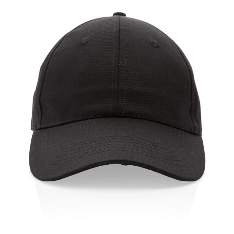 Gorra Impact de algodón reciclado con trazador AWARE™ negro | sin montaje de publicidad | no disponible | no disponible | no disponible | no disponible