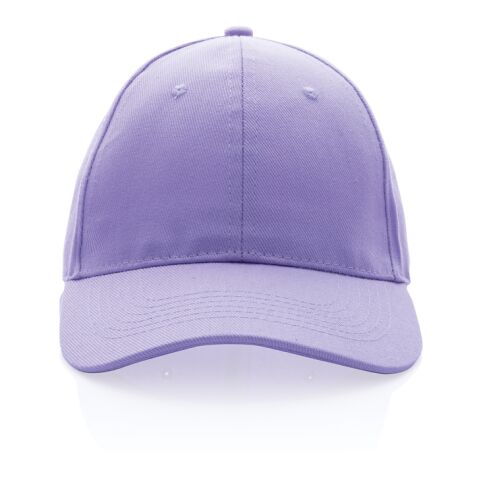 Gorra Impact 6 paneles 280gr de algodón reciclado Lavanda | sin montaje de publicidad | no disponible | no disponible | no disponible