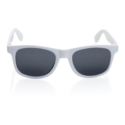 Gafas de sol de plástico PP reciclado GRS blanco | sin montaje de publicidad | no disponible | no disponible