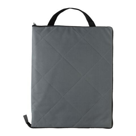 Manta de picnic acolchada plegable Impact Aware™ RPET gris | sin montaje de publicidad | no disponible | no disponible | no disponible