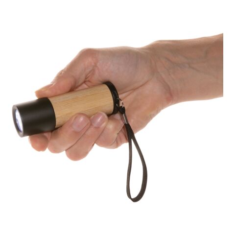 Linterna de bambú y plástico reciclado RCS marron | sin montaje de publicidad | no disponible | no disponible