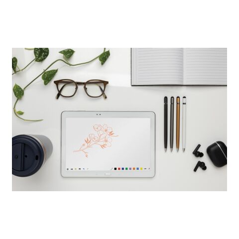 Bolígrafo de metal gris | sin montaje de publicidad | no disponible | no disponible | no disponible