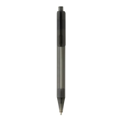 Bolígrafo X8 transparente GRS RPET negro | sin montaje de publicidad | no disponible | no disponible