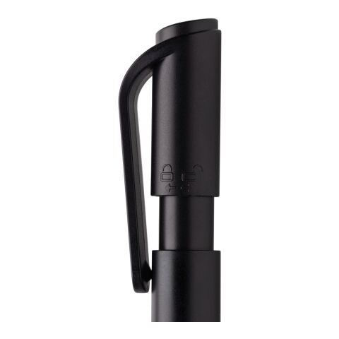 BolígrafoTwistLock ABS reciclado certificado GRS negro | sin montaje de publicidad | no disponible | no disponible