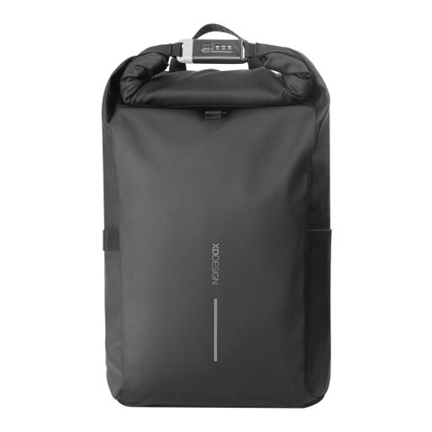 Mochila urbana para bicicleta resistente al agua negro-gris | sin montaje de publicidad | no disponible | no disponible