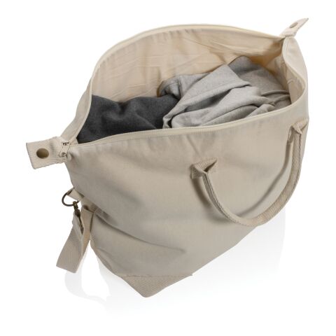 Bolsa de fin de semana de lona reciclada Kezar AWARE™ blanco | sin montaje de publicidad | no disponible | no disponible | no disponible